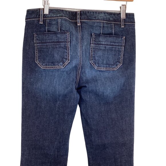 Tommy Hilfiger Spirit Flare Jeans‎ Womens Size 8 8R Dark Wash Denim - Picture 5 of 7